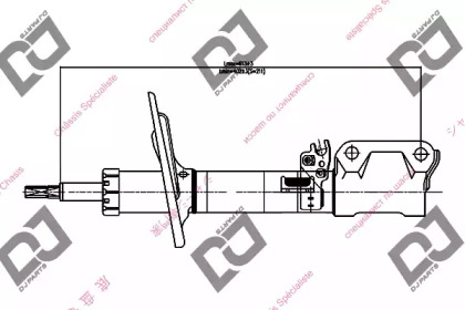 Амортизатор DJ PARTS DS1722GS